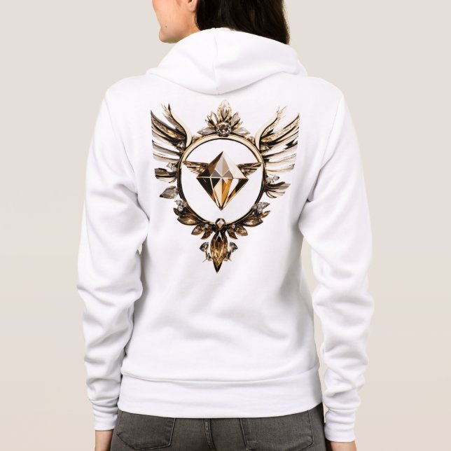 A monogram-style logo with the initials of A Hoodie (Back)