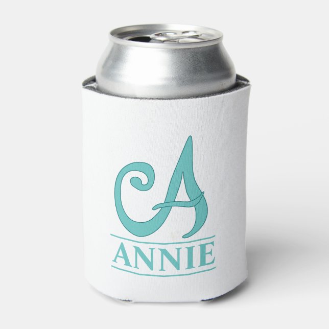 A Monogrammed Can Cooler (Can Front)