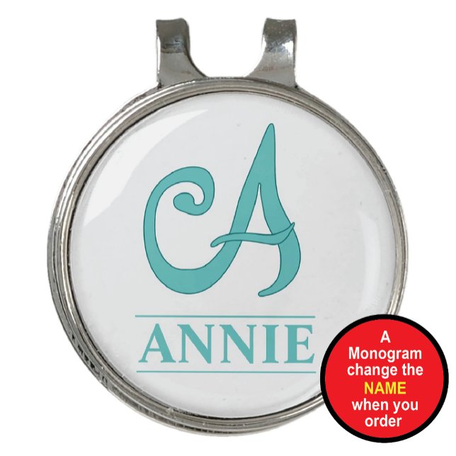 A Monogrammed Hat Clip (Creator Uploaded)