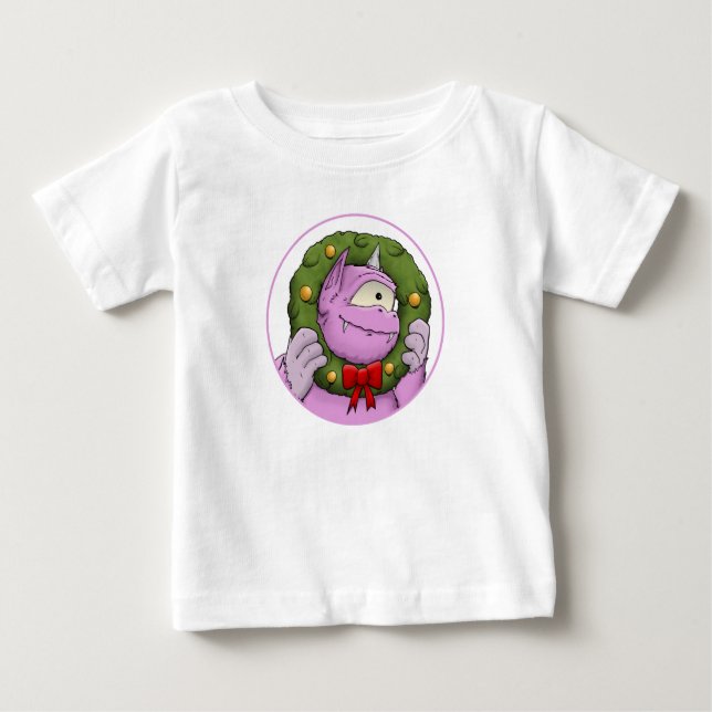 A Monster Christmas Miracle Baby Shirt (Front)