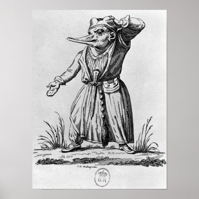 A Monster, 'Les Songes Drolatiques de Pantagruel' Poster (Front)