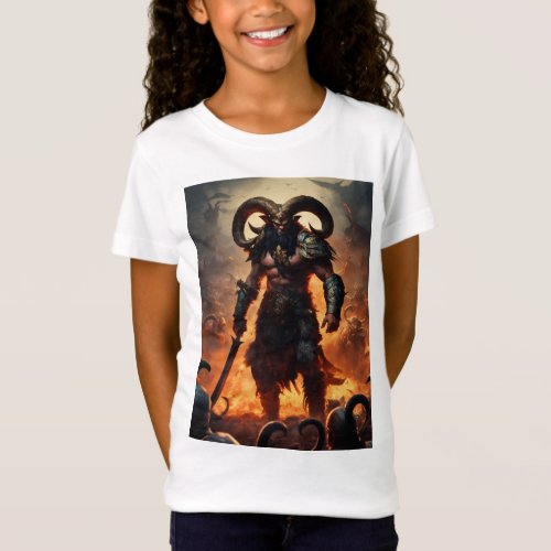 A monster warrior with the head of a ram 1 T_Shirt