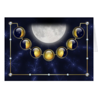 A Month in the Life of the Moon Card