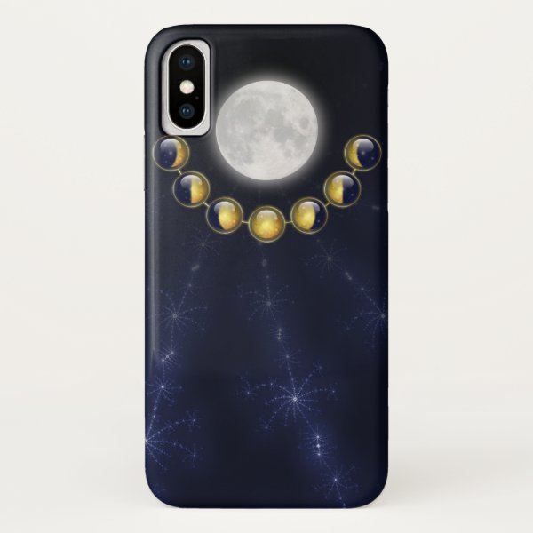A Month in the Life of the Moon iPhone Case-Mate iPhone X Case