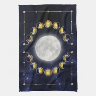 A Month in the Life of the Moon Kitchen Towel