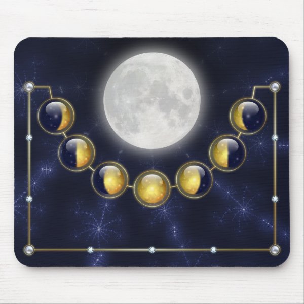 A Month in the Life of the Moon Mousepad