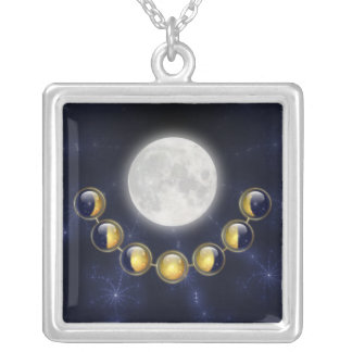 A Month in the Life of the Moon Necklace