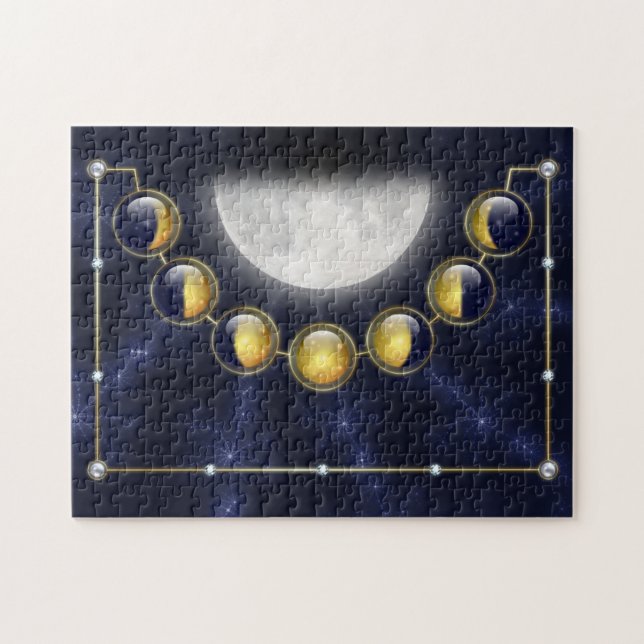 A Month in the Life of the Moon Puzzle (Horizontal)