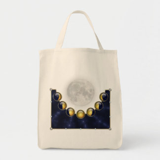 A Month in the Life of the Moon Tote Bag