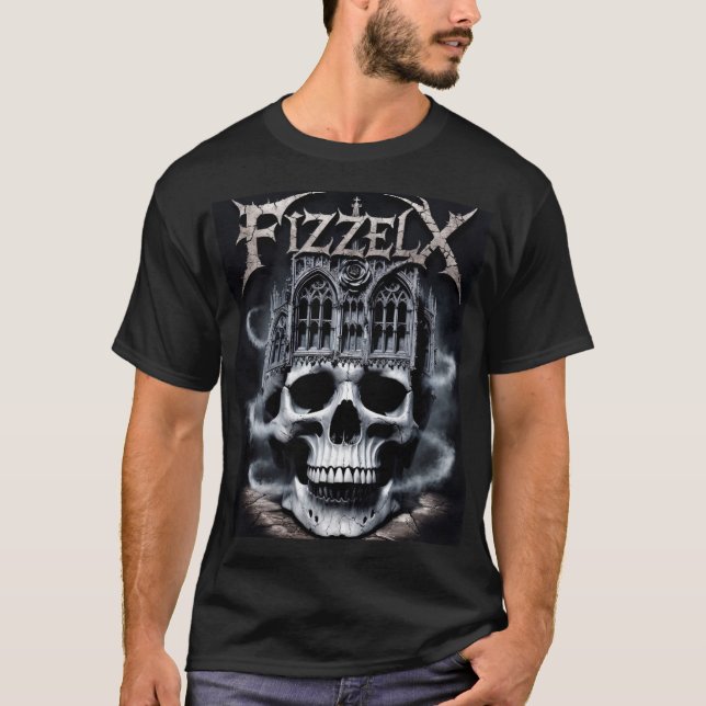 A monumental skull design T-shirt (Front)