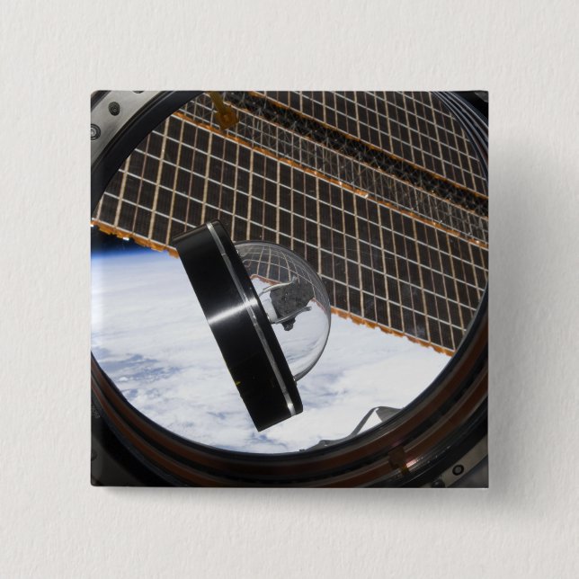 A moon rock 2 pinback button (Front)
