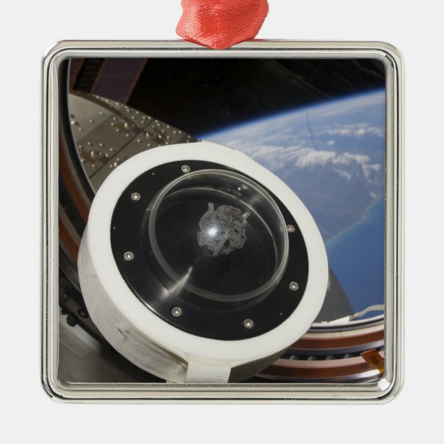 A moon rock metal ornament (Front)