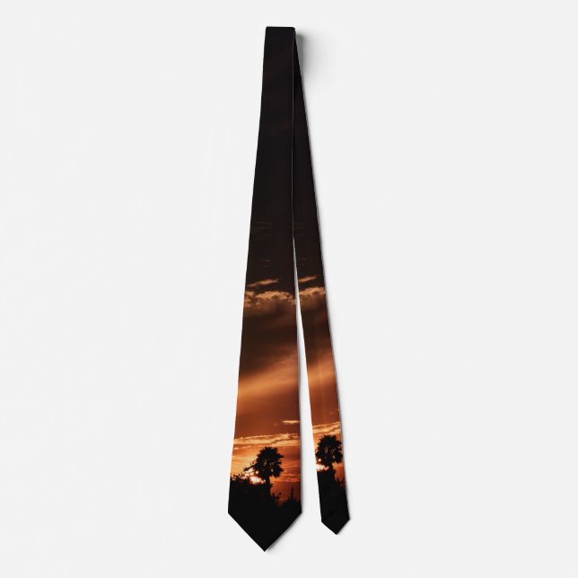 “A Moon’s Sunset” Neck Tie (Front)