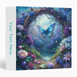 A Moonlit Butterfly 3 Ring Binder