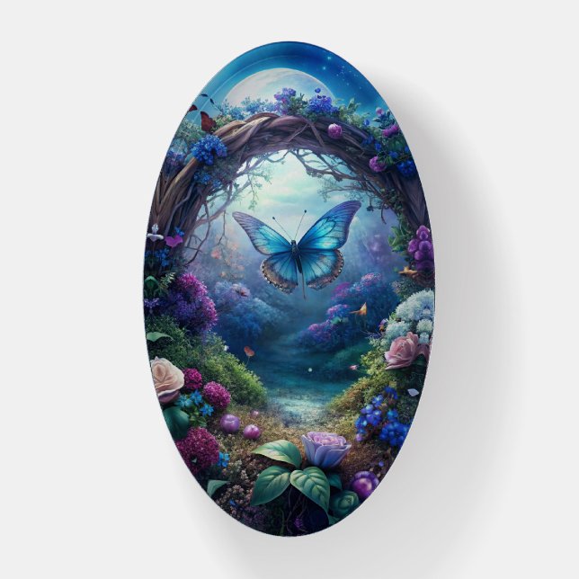 A Moonlit Butterfly Paperweight (Vertical)