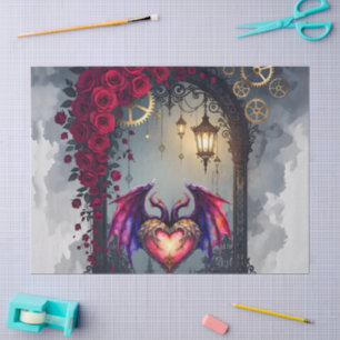 A Moonlit Invitation –Love Turns the Gears of Time Tissue Paper