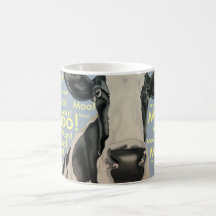 " A Mooving Experience " Its a cow mug!