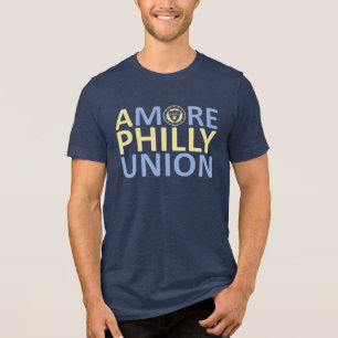 A More Philly Union T-Shirt (Navy) Tri-Blend Shirt