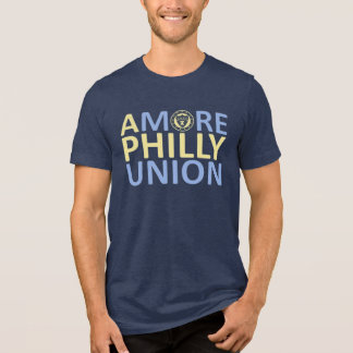 A More Philly Union T-Shirt (Navy) Tri-Blend Shirt