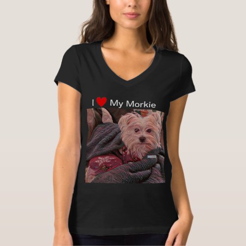 A Morkie Mom Must T_Shirt