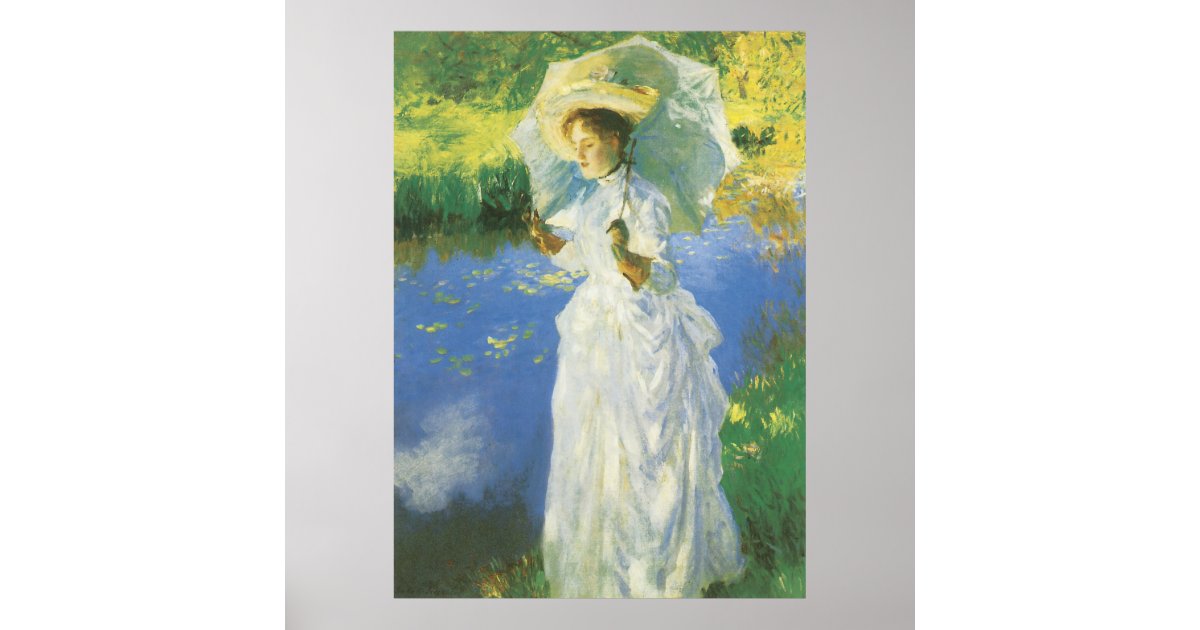 A Morning Walk, John Singer Sargent Poster | Zazzle