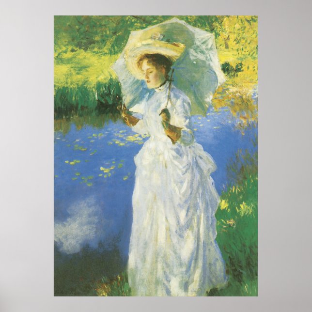 A Morning Walk, John Singer Sargent Poster (Front)