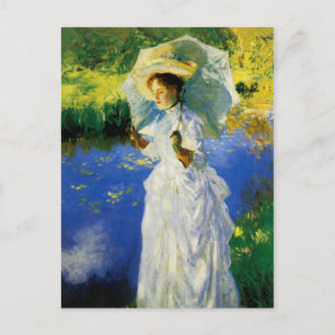 A Morning Walk Postcard