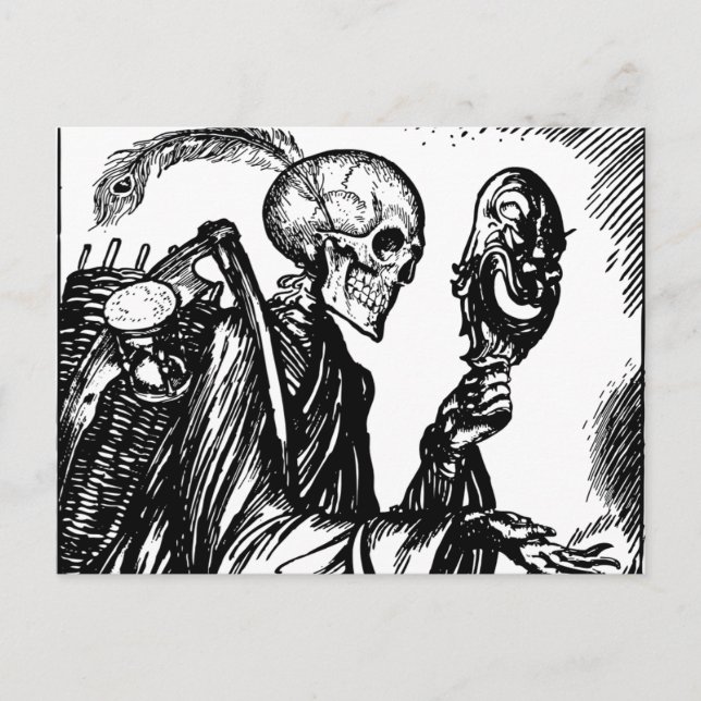 A morte chama postcard (Front)