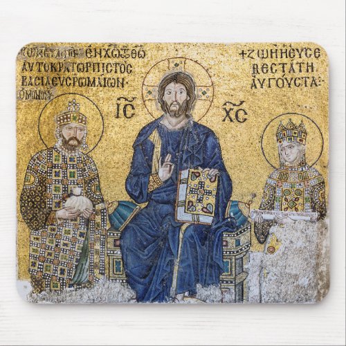 A mosaic in Hagia Sophia Mouse Pad