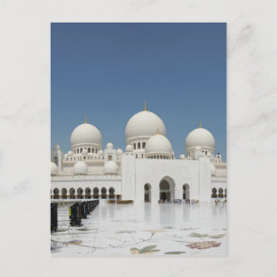 A Mosque in Abu Dhabi Postcard