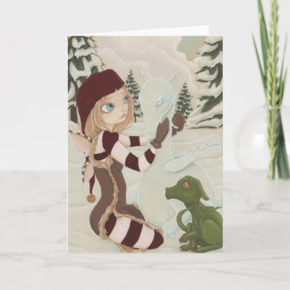 A Mother For Charlie- Dragon Fairy Christmas Card
