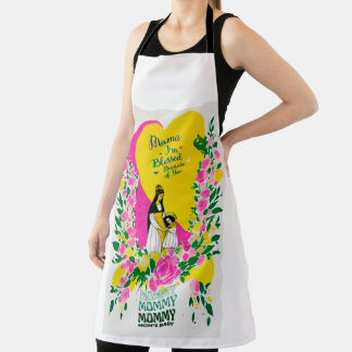 A mother is a blessing. apron