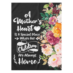 A Mother Is Like A Flower Gift, Mother's Day Gift Tablecloth