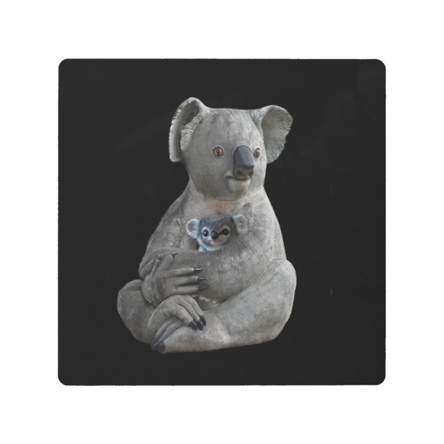 A Mother’s Embrace Metal Print (Front)