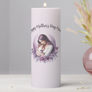 A Mother’s Love – A Radiant Tribute Pillar Candle
