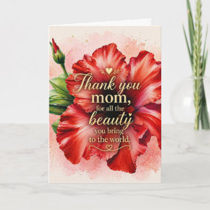 A Mother’s Love   Floral Mother’s Day  Card