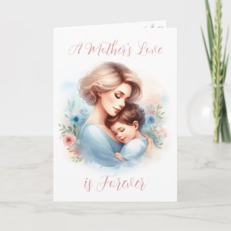 A mother’s love in watercolor Mother’s Day