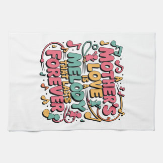 A Mother’s Love Is A Melody That Lasts Forever Kitchen Towel
