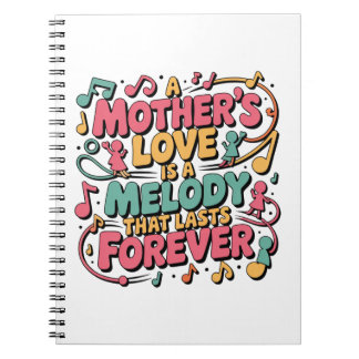 A Mother’s Love Is A Melody That Lasts Forever Notebook