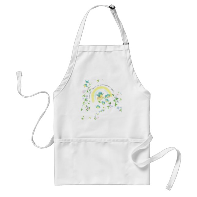 A Mother’s Love Is A Precious Gift Adult Apron (Front)
