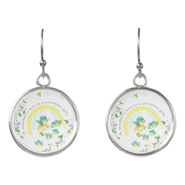 A Mother’s Love Is A Precious Gift Earrings (Front)