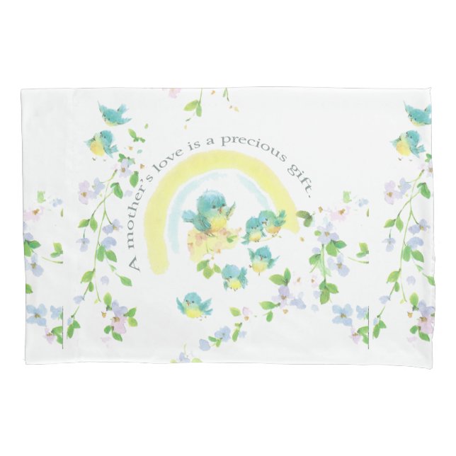 A Mother’s Love Is A Precious Gift Pillow Case (Front-Left)