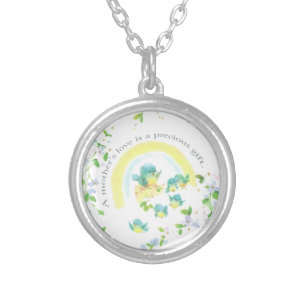 A Mother’s Love Is A Precious Gift Silver Plated Necklace