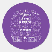 A Mother’s Love Is Forever&Home Is Where Mom Is 