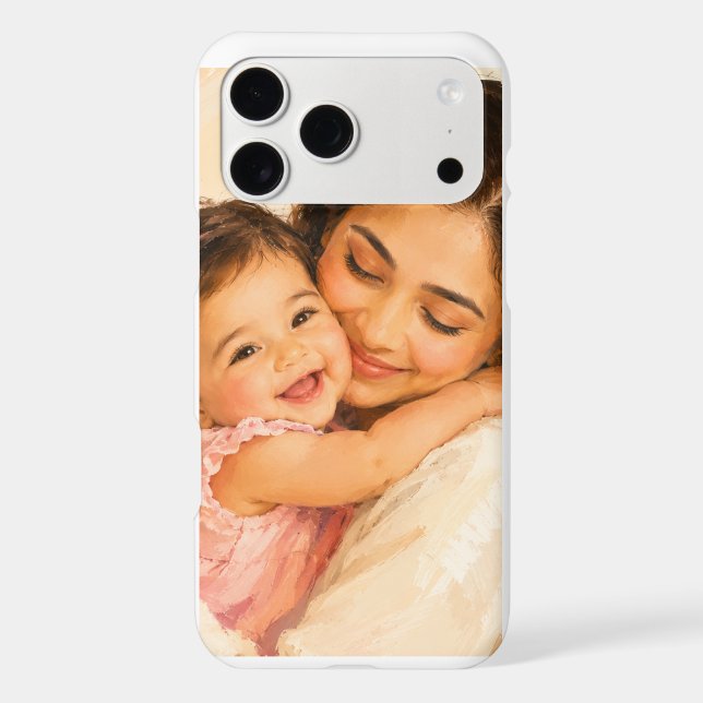 A Mother’s Warm Embrace iPhone Case (Back)