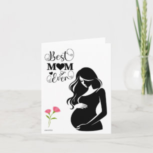 A Mother to be  greeting card