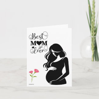 A Mother to be greeting card