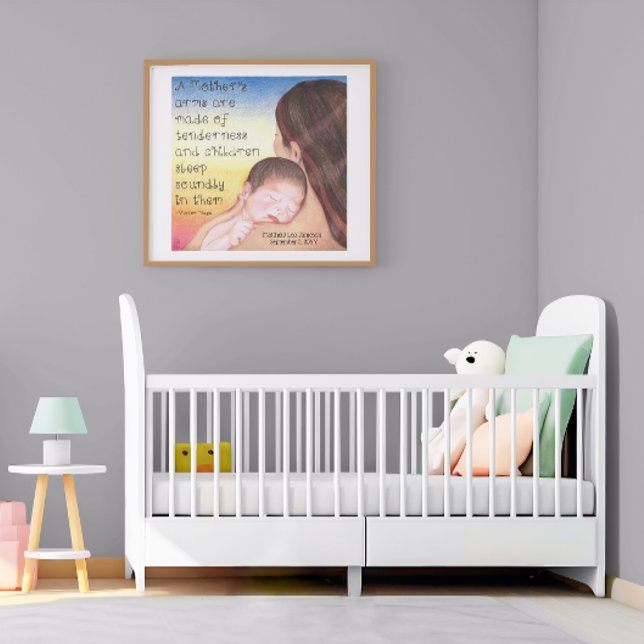 A Mother's Arms Personalized Birth Poster (Creator Uploaded)
