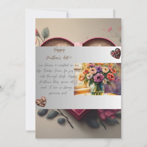 A Mothers Day Wish Holiday Card