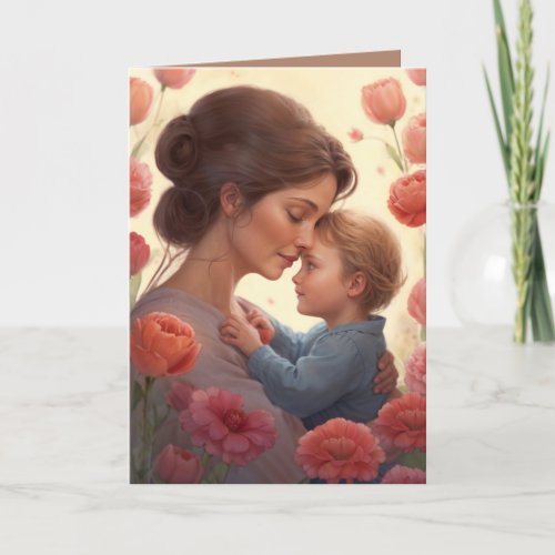 A Mothers Embrace 2  Mothers Day Card